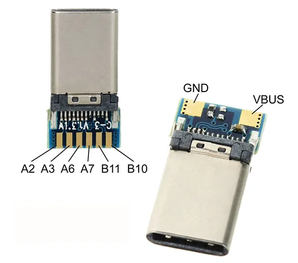 Breakout Board with Male Type-C Connector - Image 1