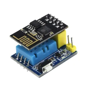 ESP8266 Wi-Fi Module + DHT11 Temperature and Humidity Sensor