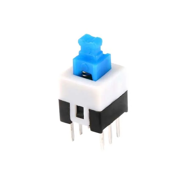Mini PCB-Mount Pushbutton Changeover Switch - Image 1