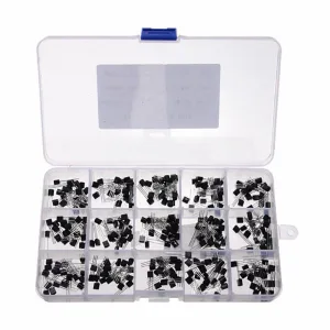 Box of 300 assorted TO-92 transistors