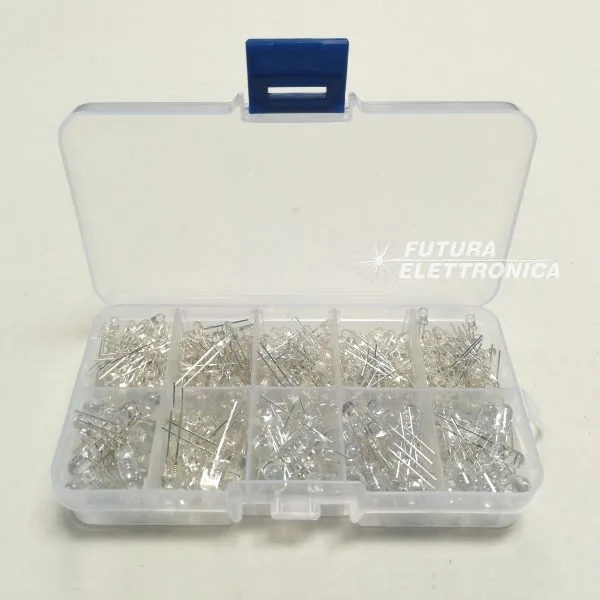Box of 300 LEDs, 3-5 mm, assorted colours - Image 3