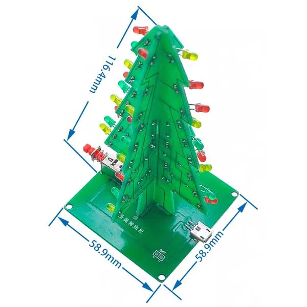Christmas Tree Kit - 37 LEDs in 3 colours - Image 4