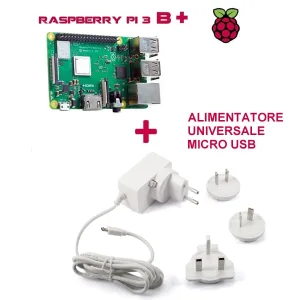 Raspberry Pi 3B Plus + Universal Power Supply