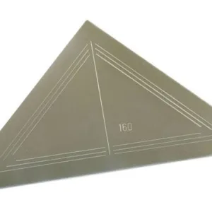 Aluminium Corner Plate - 160x160x1.5 mm