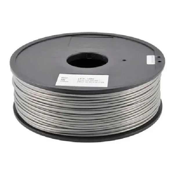 Silver PLA for 3D printers - 1 kg - 1.75 mm - Image 1