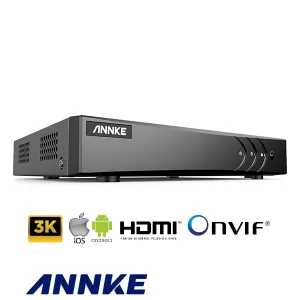 3K DVR Recorder - 8 Channels 5MP with H.265+ Encoding