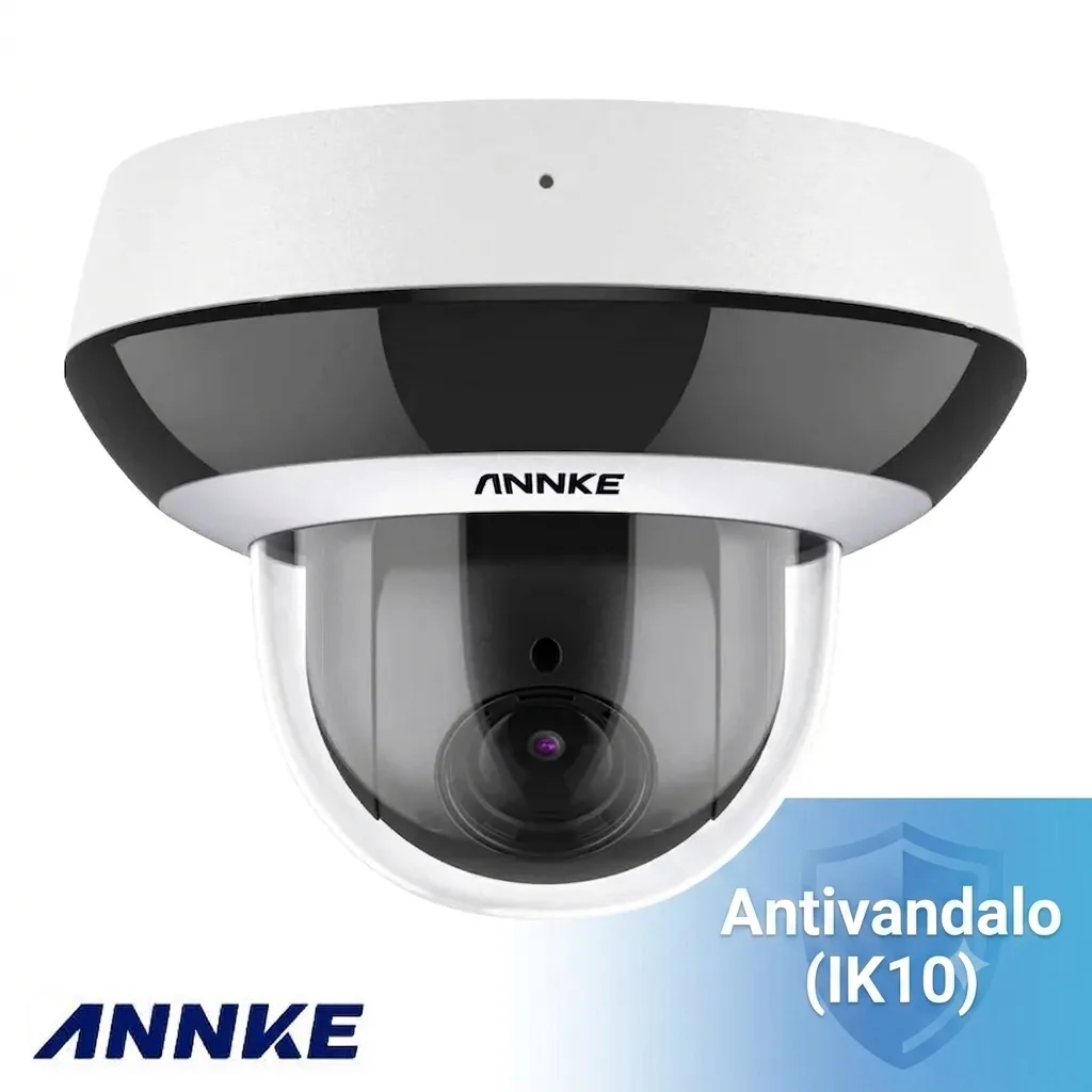 3K PoE PTZ Dome Camera with 4X Optical Zoom - Image 1