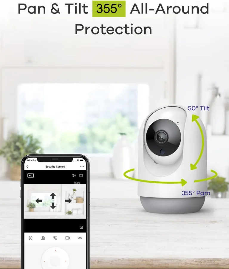 Telecamera WiFi 2Mpx Tuya Pan Tilt Annke I41BR