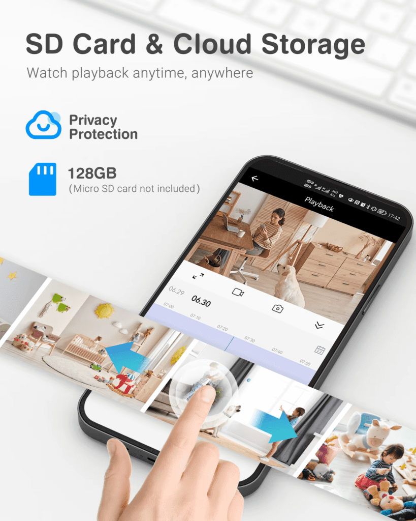 Telecamera WiFi 2Mpx Tuya App