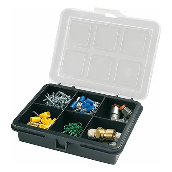 Small Parts Storage Case - 120x100x28mm - 6 Compartments - Image 3