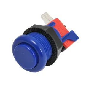 Short Arcade Button - Blue