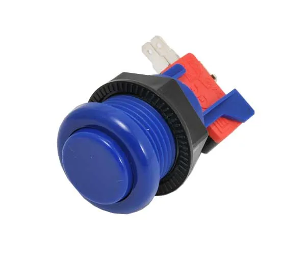 Short Arcade Button - Blue - Image 1