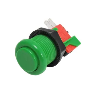 Short Arcade Push Button - Green