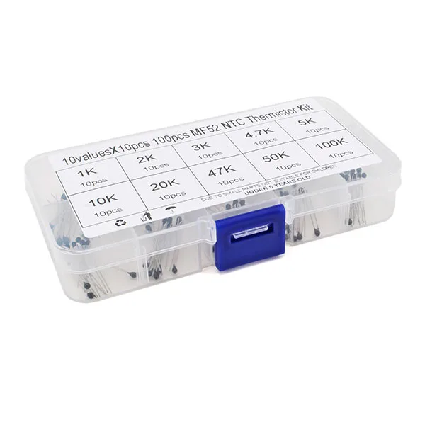Plastic box with 100 NTC thermistors from 1K to 100K - Image 3