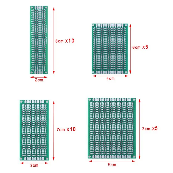 100-piece plastic box with prototyping boards and accessories - Image 5