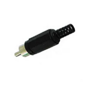 RCA PLUG - BLACK