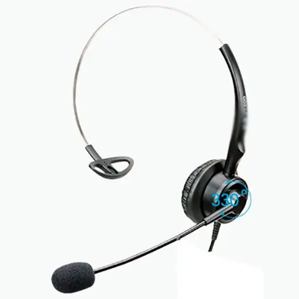 Telephone Headset with Microphone and Volume Control - Image 1