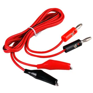 Test Leads with Banana Plugs and Crocodile Clips