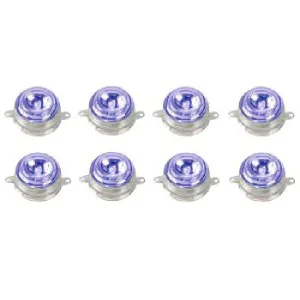 Set of Eight Blue LED Lights