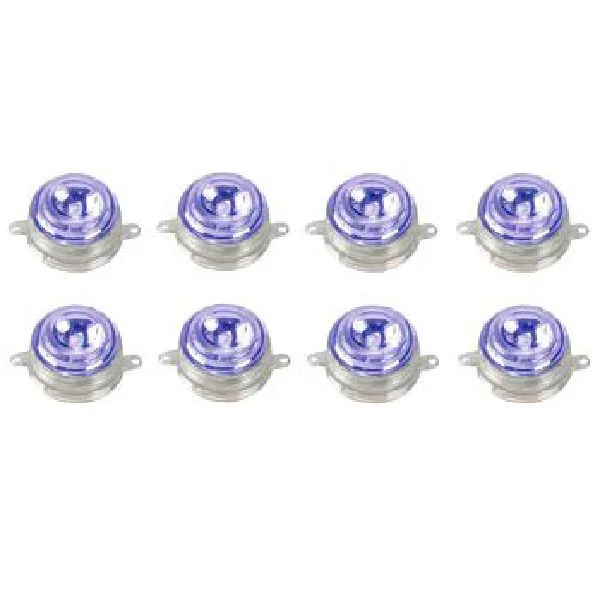 Set of Eight Blue LED Lights - Image 1