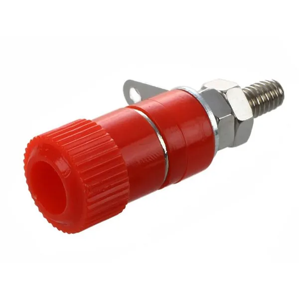 Insulated binding post for banana plugs - Red - Image 1