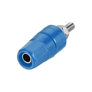 Insulated panel-mount binding post - Blue - 20A