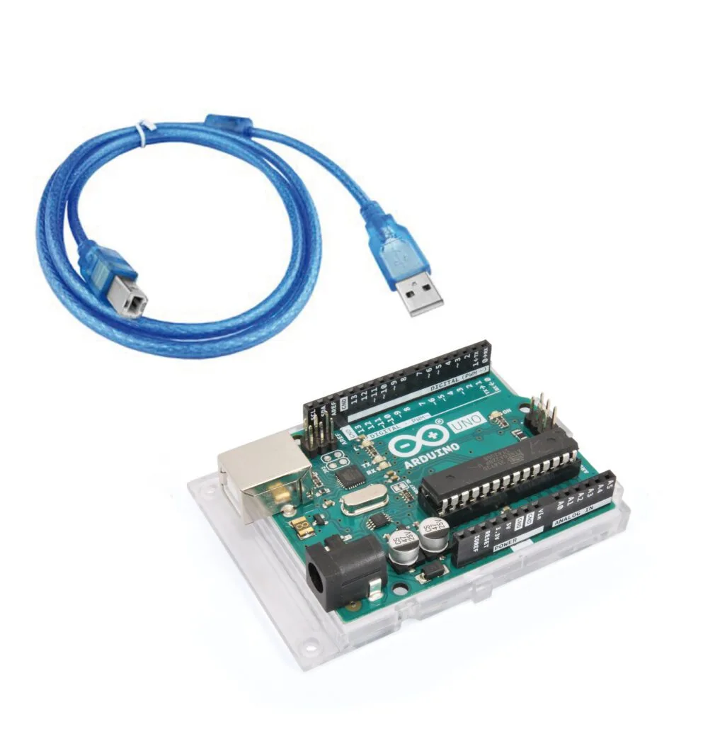 Arduino Uno Rev 3 with USB Cable - Image 1