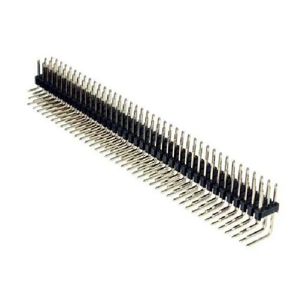 Male Header Strip 3x40 PIN 90° 2.54mm Pitch - Image 1