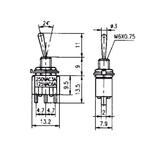 Miniature Toggle Switch - Image 3