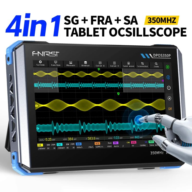 high-performance all-in-one tablet oscilloscope