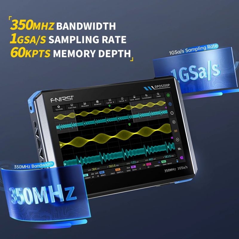 high-performance all-in-one tablet oscilloscope