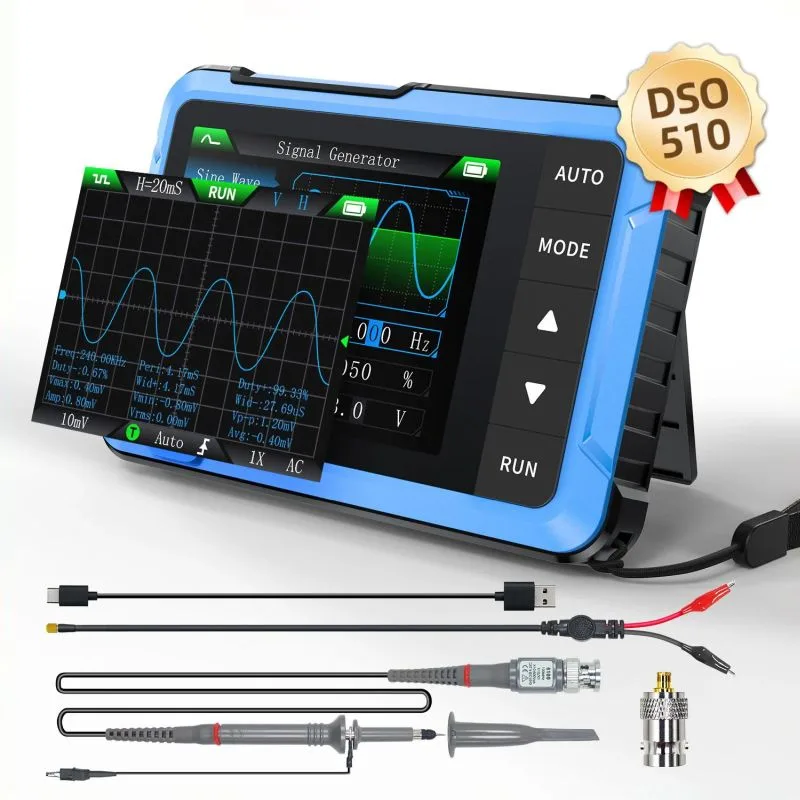 10MHz Digital Oscilloscope with Built-in Signal Generator - Image 8