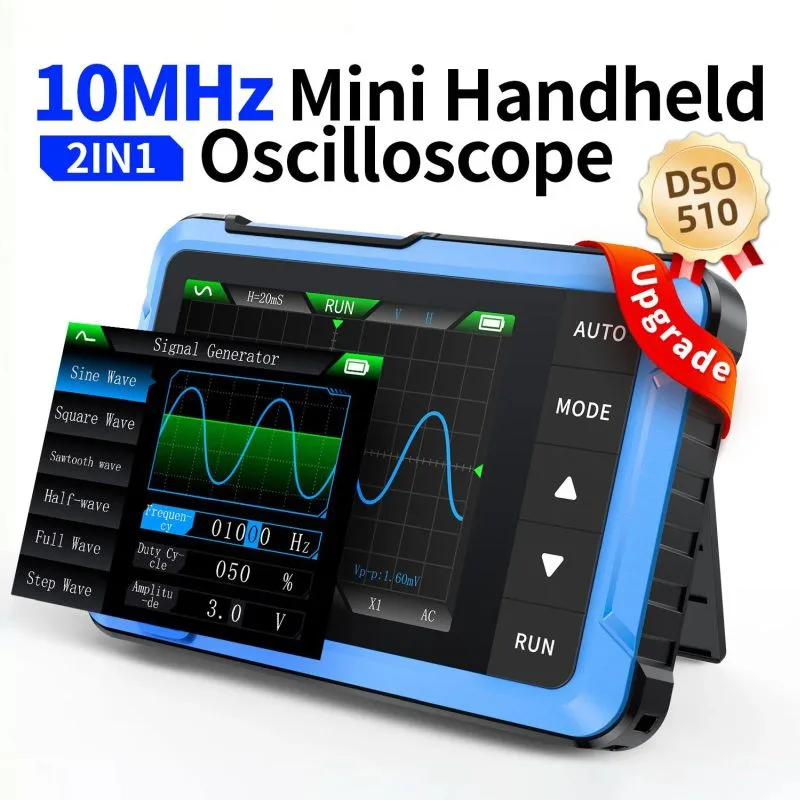 10MHz Digital Oscilloscope with Built-in Signal Generator - Image 7