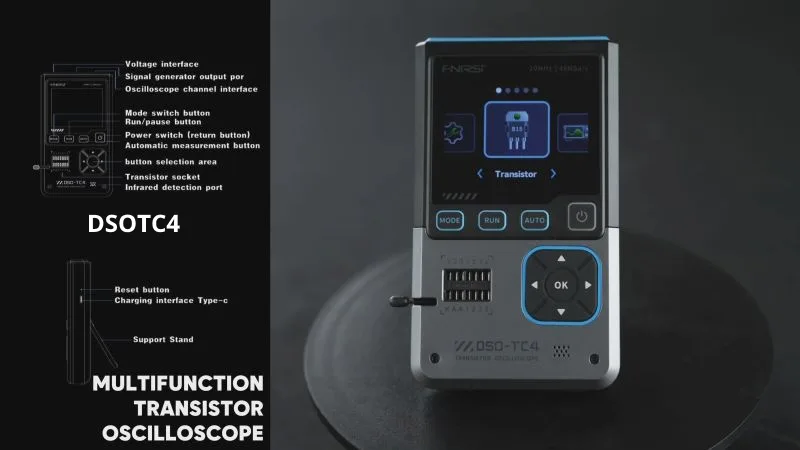 Multifunction Oscilloscope with Signal Generator and Component Tester - Image 6