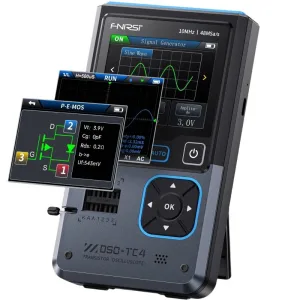 Multifunction Oscilloscope with Signal Generator and Component Tester