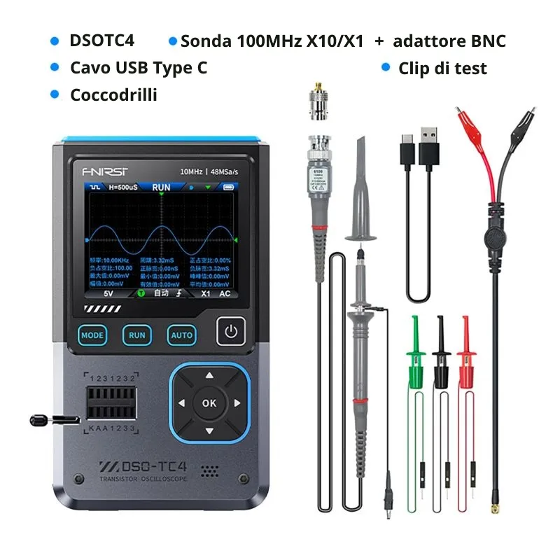 Multifunction Oscilloscope with Signal Generator and Component Tester - Image 7