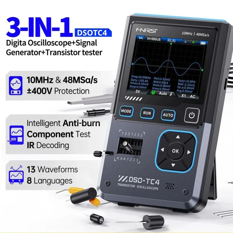 Multifunction Oscilloscope with Signal Generator and Component Tester - Image 5