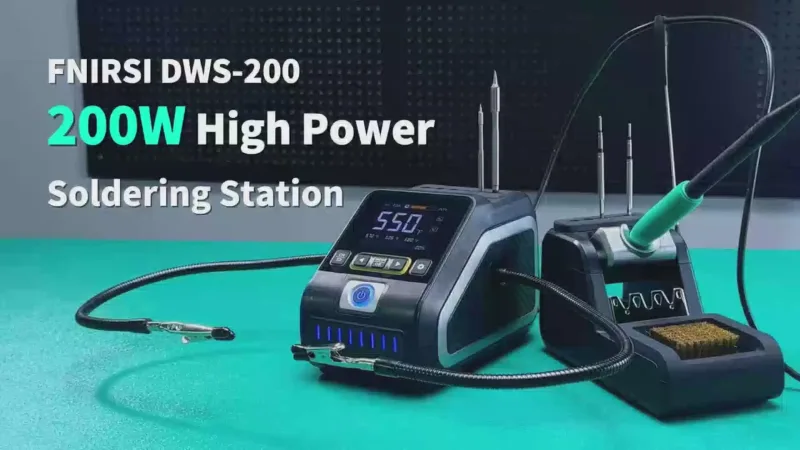 200W Fast-Heating Soldering Station with TFT Display - Image 4