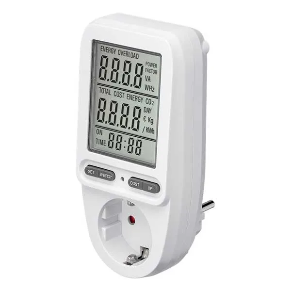 Professional Plug-In Energy Consumption Meter - 16 A / 3680 W - Image 1