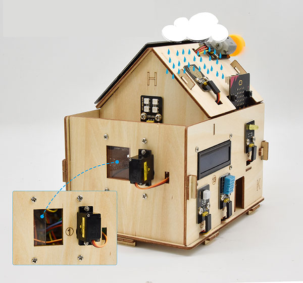 Educational Smart Home kit with Micro:bit V2, sensors and solar power
