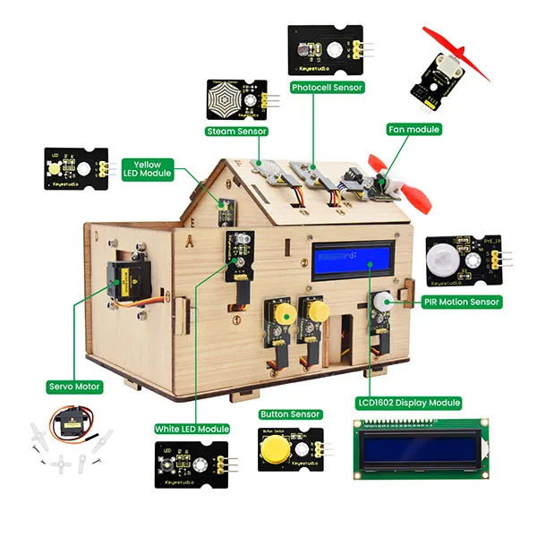 STEM - Smart Home Arduino: Educational Kit with Illustrated Guide and Programming Examples - Image 6