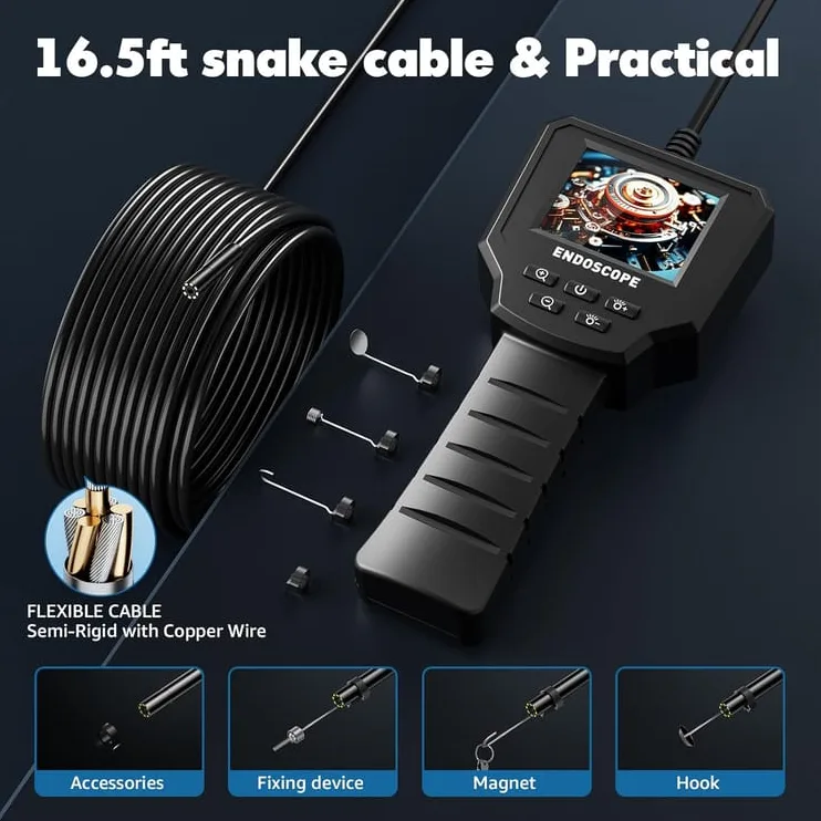 Colour Digital Endoscope with 5-Metre Probe - IP67 - Image 4