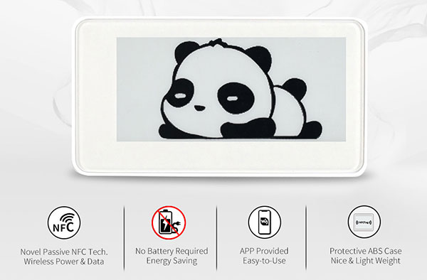 e-Paper module with NFC power