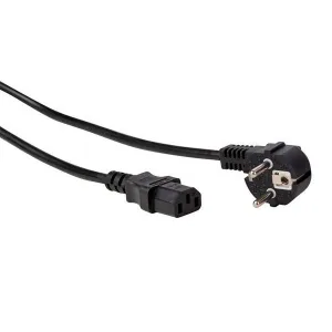 Power Cable with Three-Pole IEC Connector - 1.5 metres