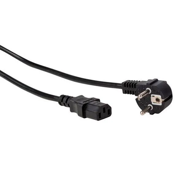 Power Cable with Three-Pole IEC Connector - 1.5 metres - Image 1