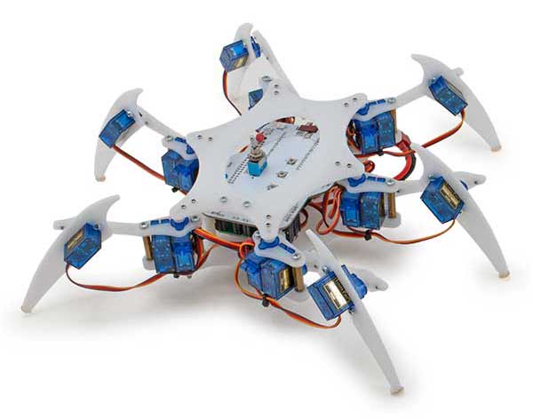 ESP32 development board for 18 servomotors with Wi-Fi and Bluetooth