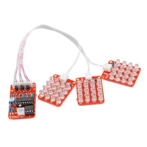 Strobe LED Lights with Adjustable Flash Rate – 48 LEDs in Total