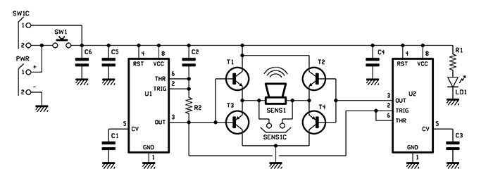 Ultrasonic dog deterrent