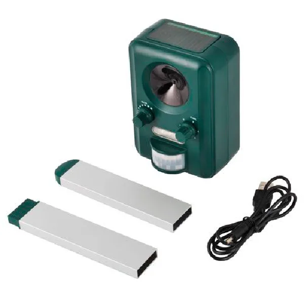 Solar-Powered Ultrasonic Animal Repeller - Image 1