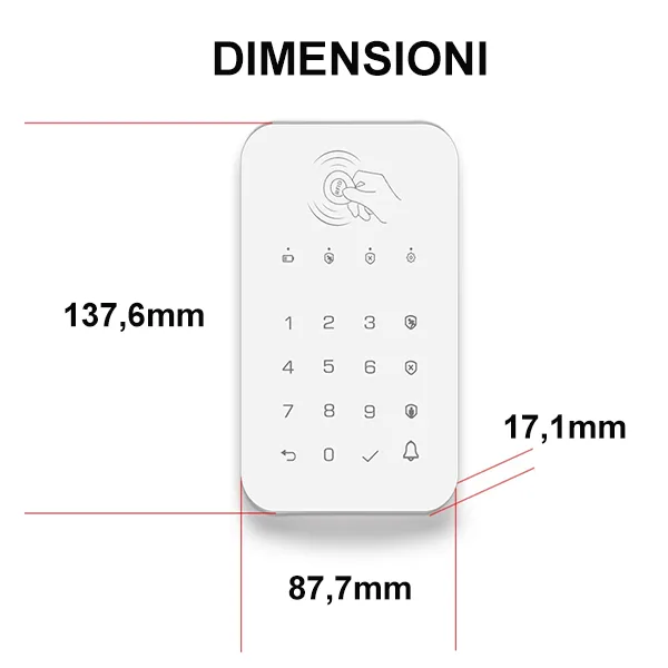 Wireless Keypad for the FR783 Alarm System - Image 4